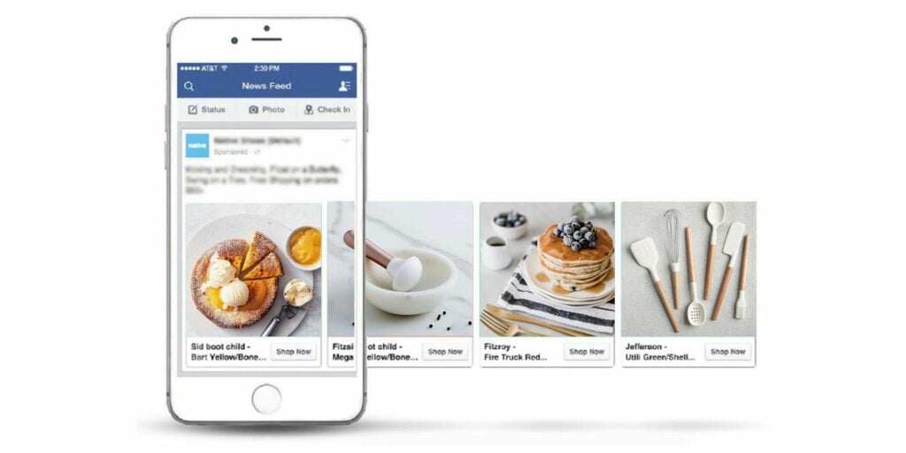 As an online brochure, the Facebook Product Catalogue lets you showcase your products.