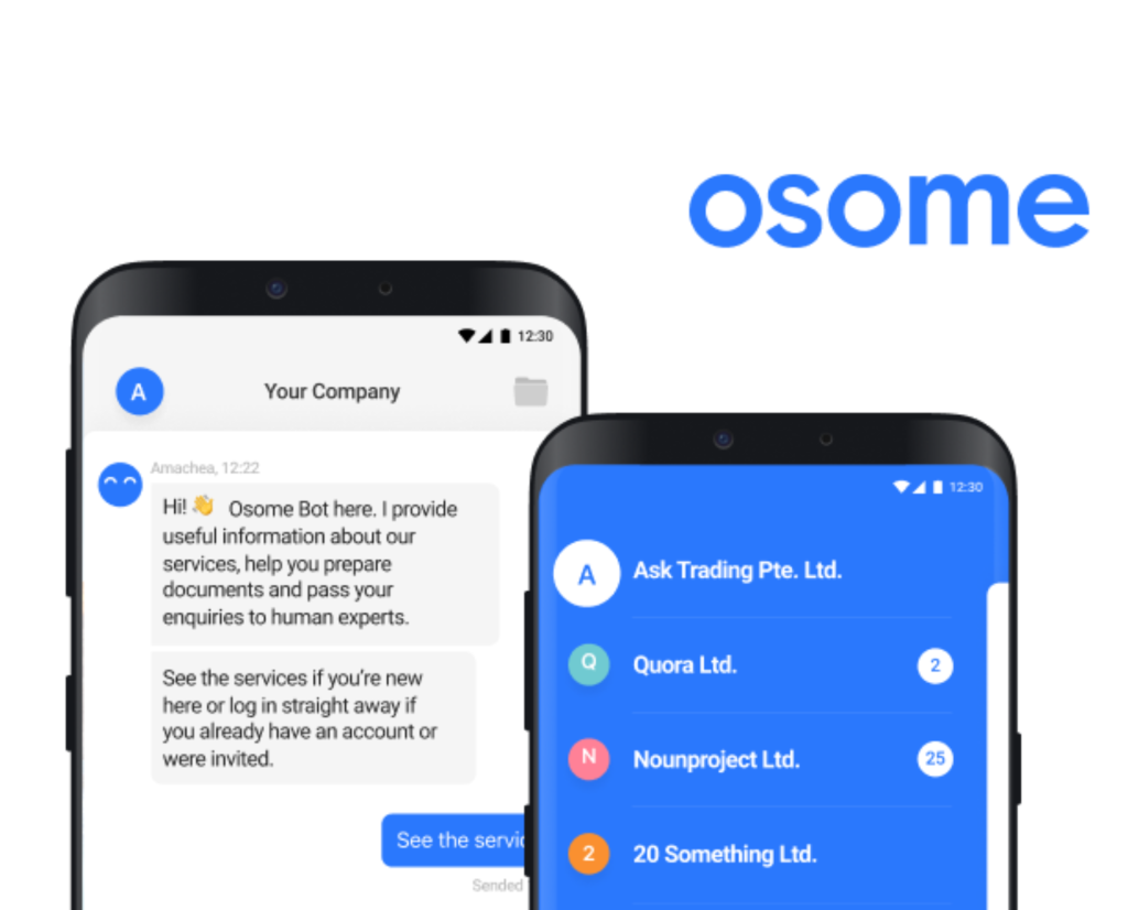 Osome Singapore mobile app